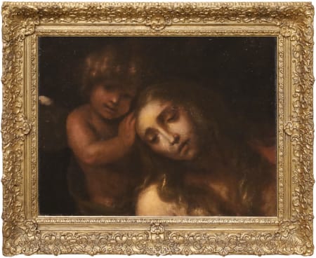 Scuola Lombarda — Maria Maddalena e angelo
